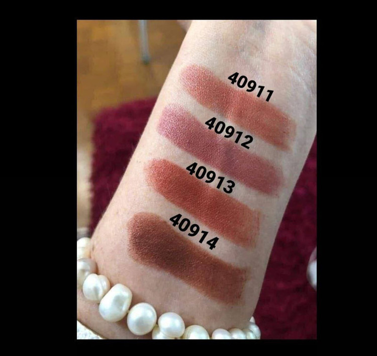 رژ لب های شکلاتی کرمی آنکالر