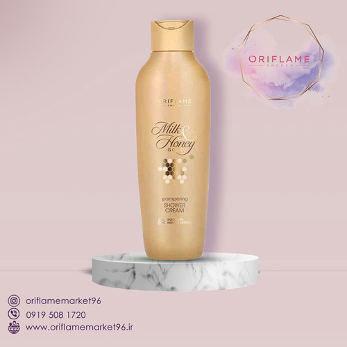 شامپو بدن حاوی عصاره شیر و عسل