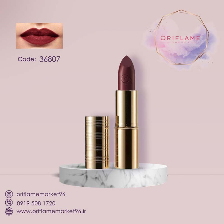 رژ لب های مات جوردانی گلد با شدت رنگ قوی و مات