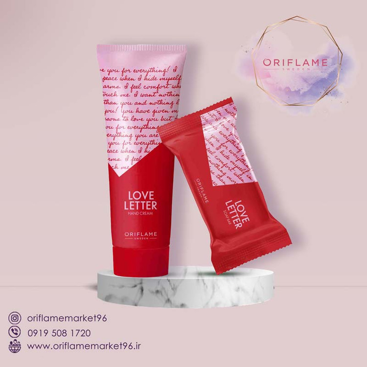Love Letter Hand Cream and soap