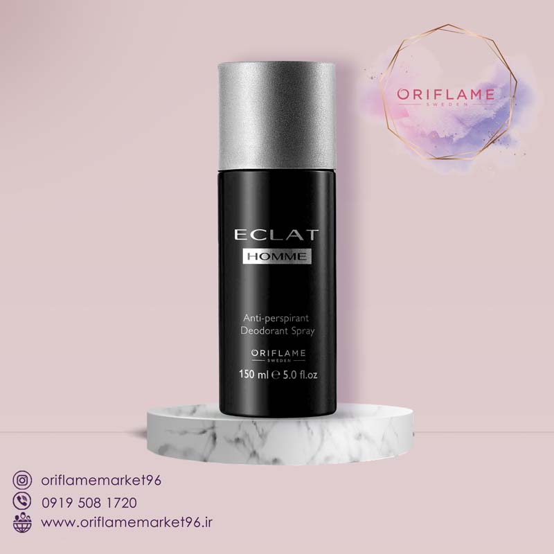 اسپری بدن عطری و ضدتعریق مردانه با رایحه عطر اکلت هوم