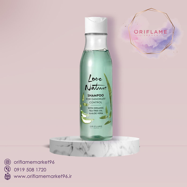 شامپو لاونیچر برای کنترل شوره با روغن ارگانیک درخت چای و آلوورا