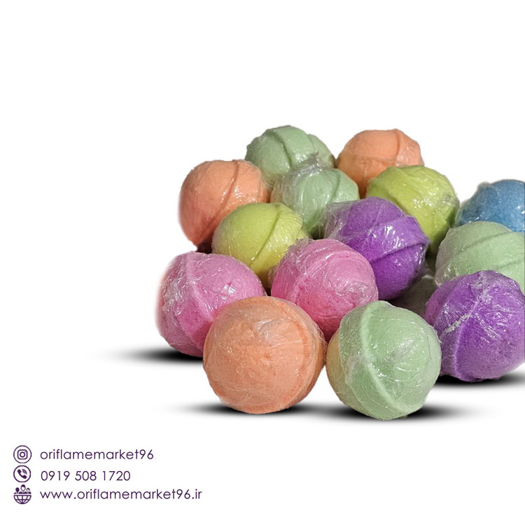 بمب حمام رنگی و فانتزی گرد