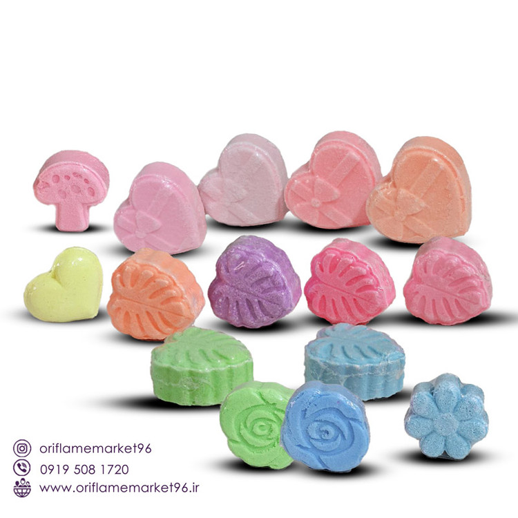 بمب پدیکور رنگی و فانتزی