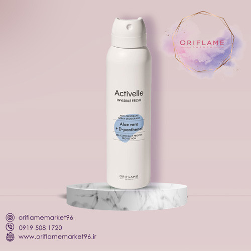 اسپریهای دئودورانت Activelle آبی